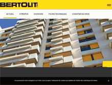Tablet Screenshot of bertolit.ch